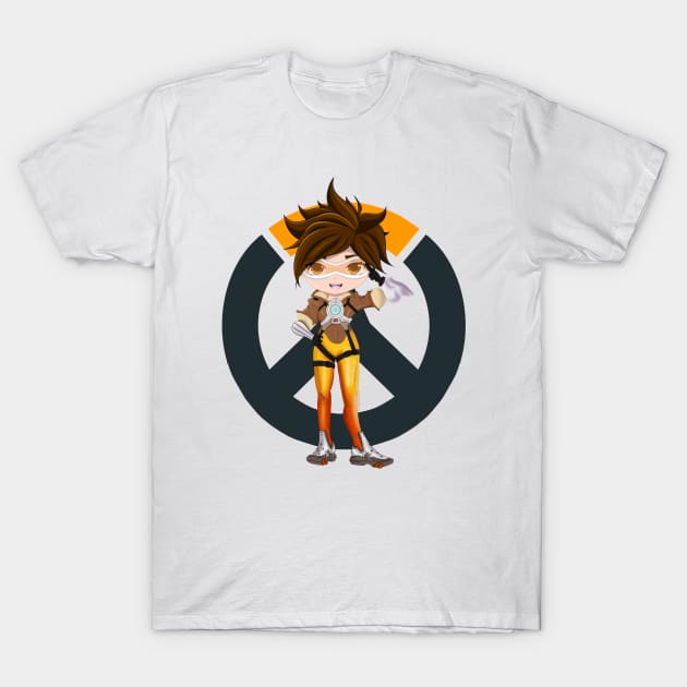 Tracer reporting for duty T-Shirt by Pastelpandabum